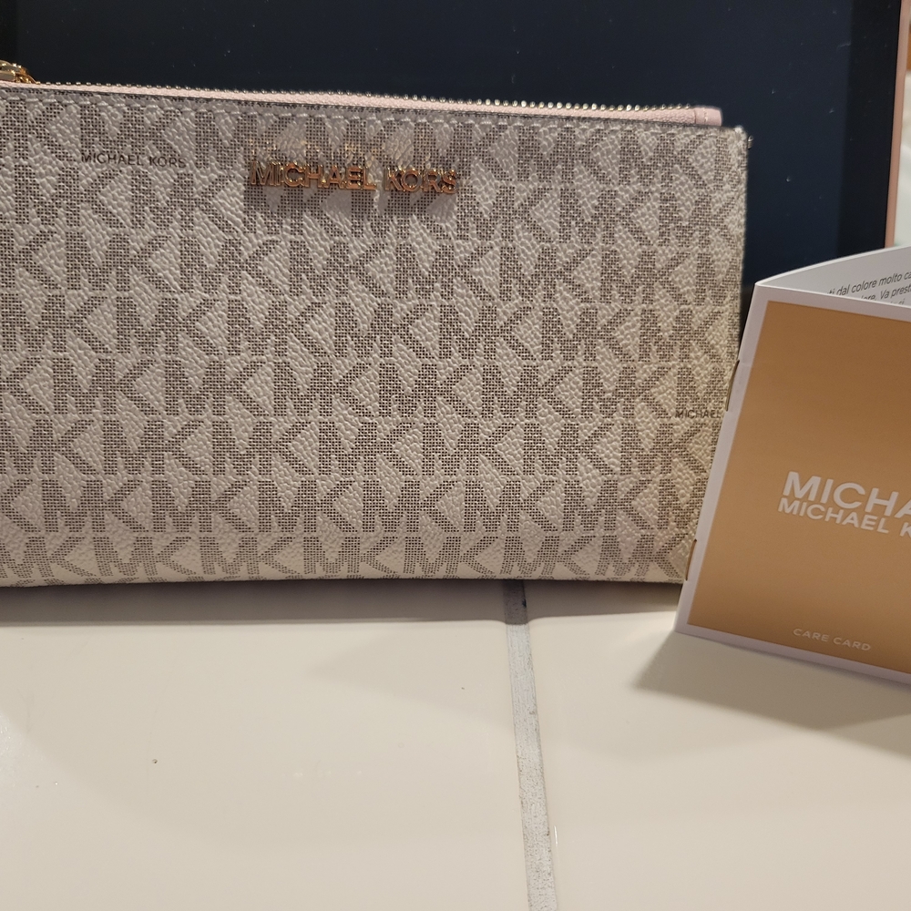 Michael Kors Monogram Clutch